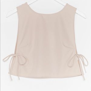 Nasty gal tie side cropped tank